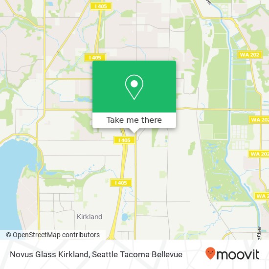 Novus Glass Kirkland, 11727 124th Ave NE map