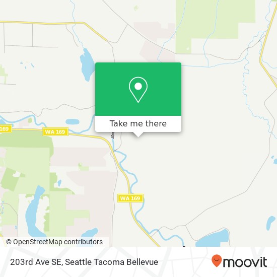 Mapa de 203rd Ave SE, Renton, WA 98059