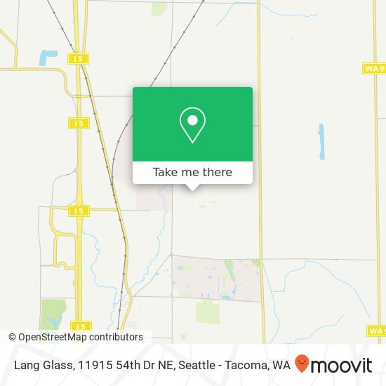 Mapa de Lang Glass, 11915 54th Dr NE