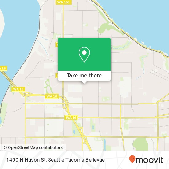 1400 N Huson St, Tacoma, WA 98406 map