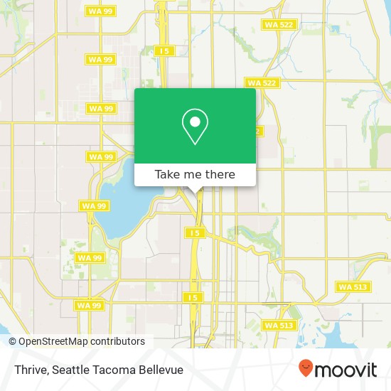 Thrive, NE 69th St map