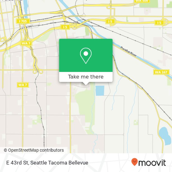 E 43rd St, Tacoma, WA 98404 map