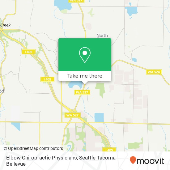 Mapa de Elbow Chiropractic Physicians, 21215 Bothell Everett Hwy