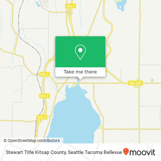 Stewart Title Kitsap County, 9633 Levin Rd NW map