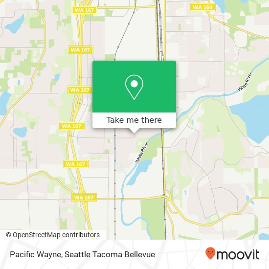 Mapa de Pacific Wayne, Pacific, WA 98047