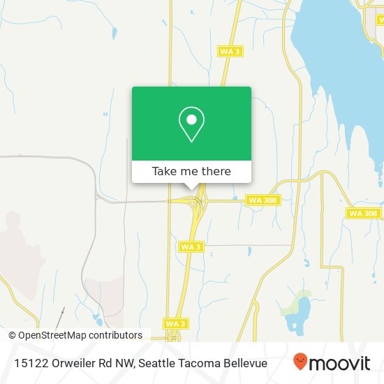 15122 Orweiler Rd NW, Poulsbo, WA 98370 map