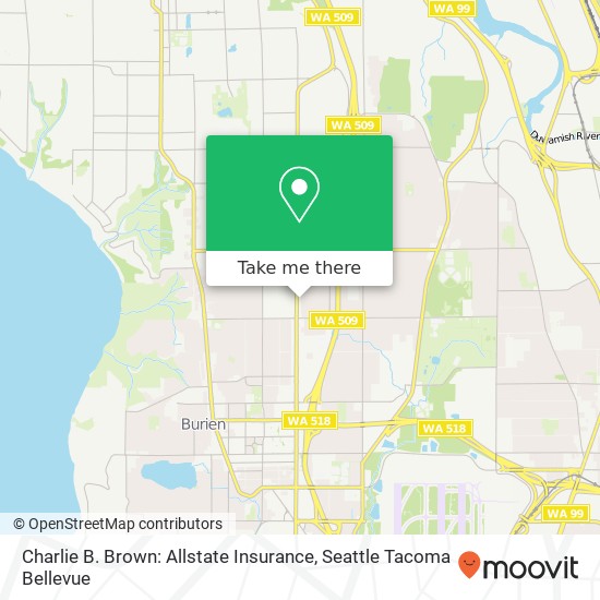 Charlie B. Brown: Allstate Insurance, 13260 1st Ave S map