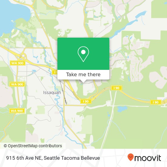 Mapa de 915 6th Ave NE, Issaquah, WA 98029