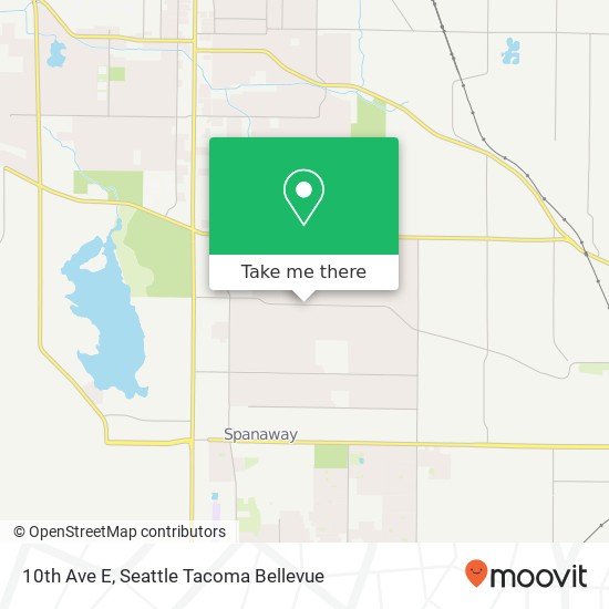 Mapa de 10th Ave E, Tacoma, WA 98445