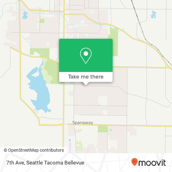 Mapa de 7th Ave, Tacoma, WA 98445