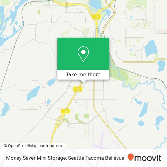 Money Saver Mini Storage, 6000 Linderson Way SW map