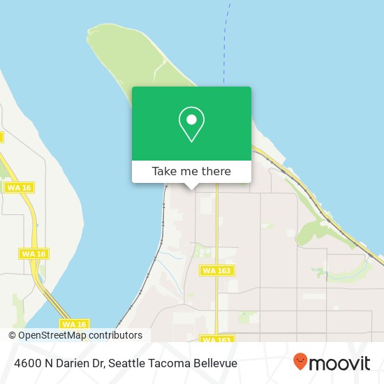 4600 N Darien Dr, Tacoma, WA 98407 map