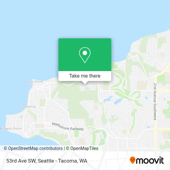 Mapa de 53rd Ave SW