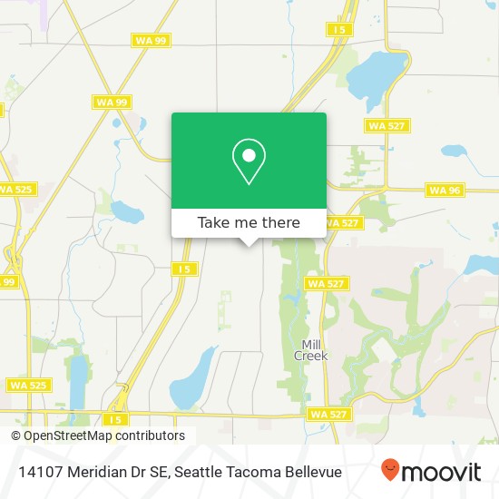 Mapa de 14107 Meridian Dr SE, Everett, WA 98208