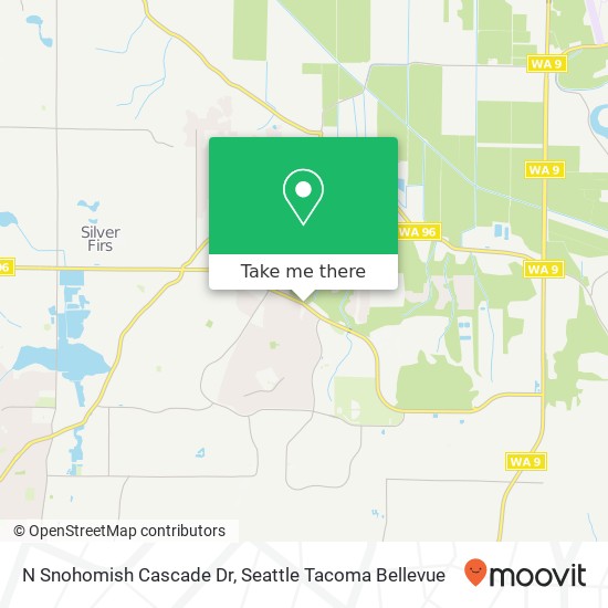 Mapa de N Snohomish Cascade Dr, Snohomish, WA 98296