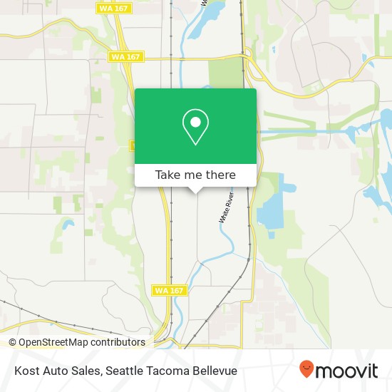 Mapa de Kost Auto Sales, 3218 142nd Ave E