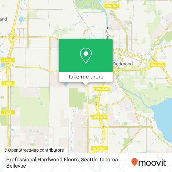 Mapa de Professional Hardwood Floors, 14774 NE 60th Ct