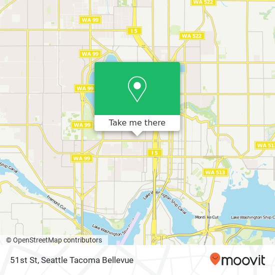 51st St, Seattle, WA 98105 map