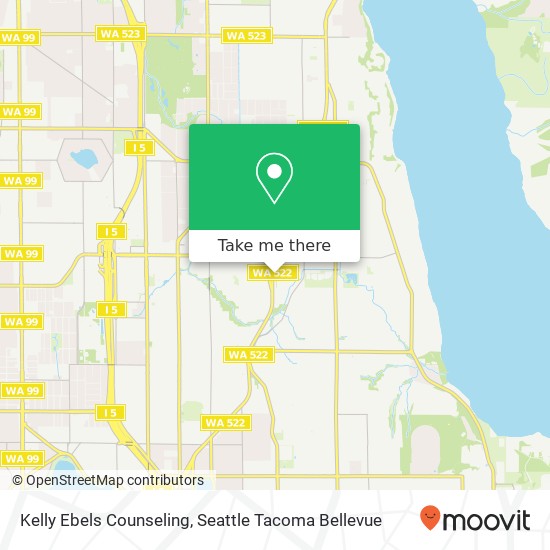 Kelly Ebels Counseling, 10550 Lake City Way NE map