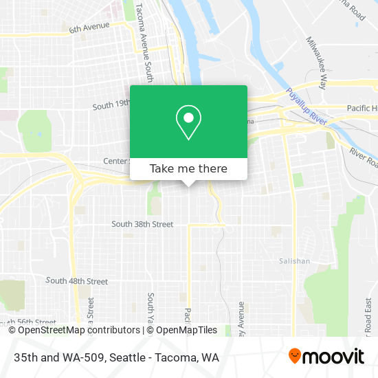 Mapa de 35th and WA-509