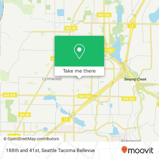 Mapa de 188th and 41st, Lynnwood, WA 98036