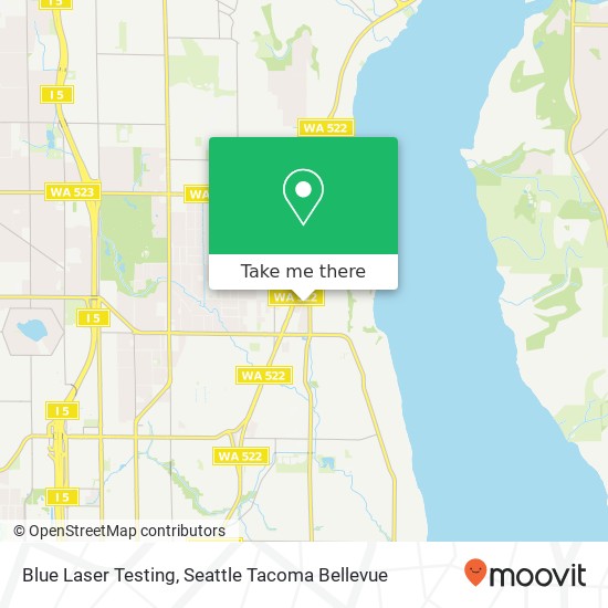 Blue Laser Testing, 12740 33rd Ave NE map