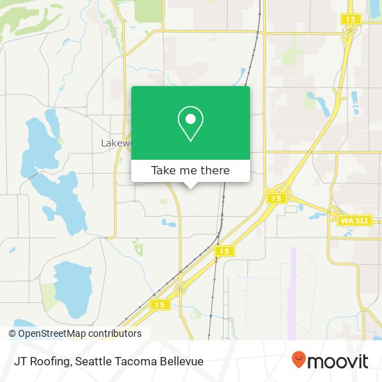 JT Roofing, Lila Ln SW map