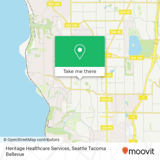 Mapa de Heritage Healthcare Services, 303 NW 193rd Ct