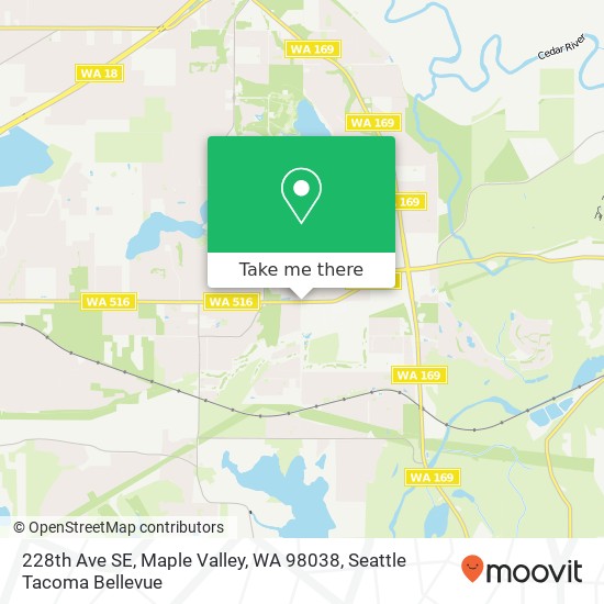 228th Ave SE, Maple Valley, WA 98038 map