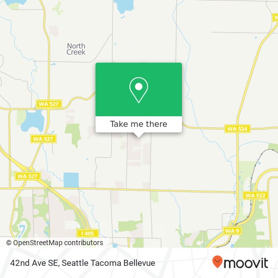 Mapa de 42nd Ave SE, Bothell, WA 98021