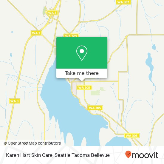 Karen Hart Skin Care map