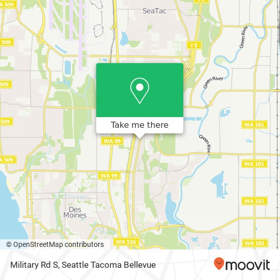 Military Rd S, Seatac, WA 98198 map