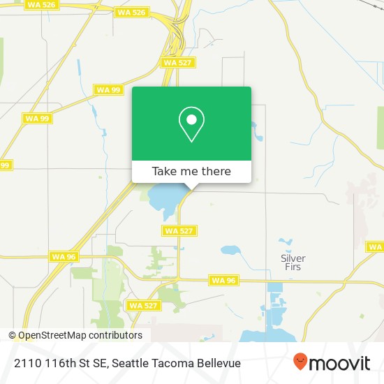 Mapa de 2110 116th St SE, Everett, WA 98208