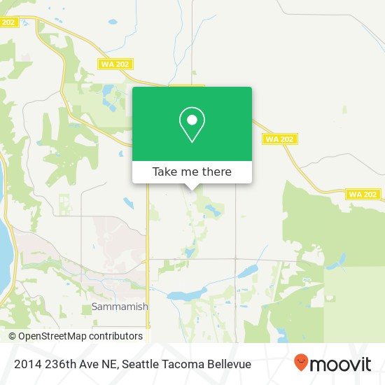 Mapa de 2014 236th Ave NE, Sammamish, WA 98074