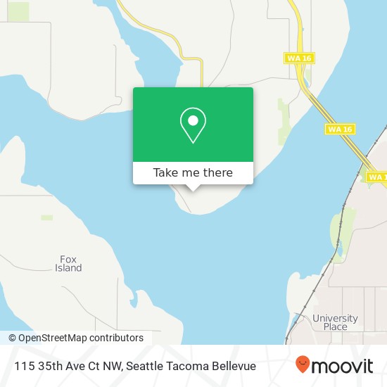 115 35th Ave Ct NW, Gig Harbor (WARREN), WA 98335 map