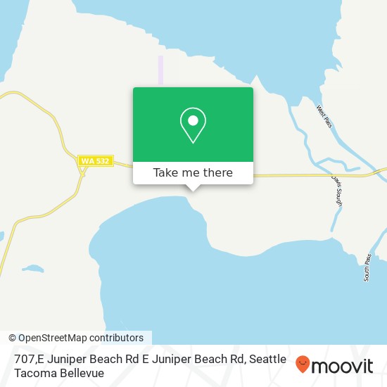 707,E Juniper Beach Rd E Juniper Beach Rd, Camano Island, WA 98282 map