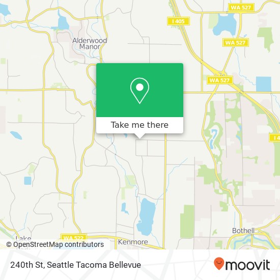 240th St, Bothell, WA 98021 map