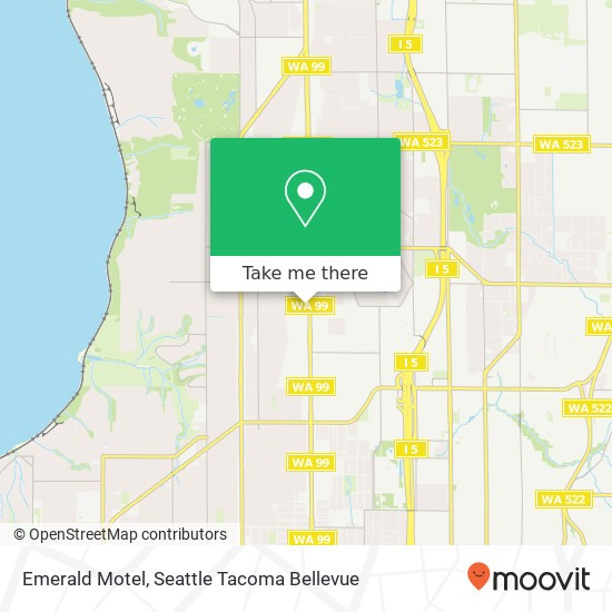 Mapa de Emerald Motel, 12045 Aurora Ave N