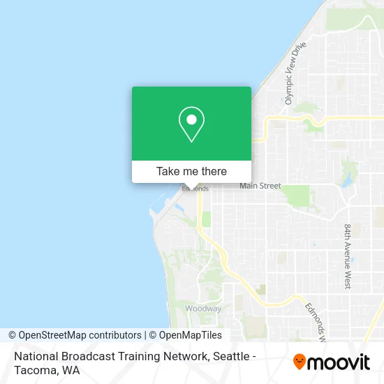 Mapa de National Broadcast Training Network