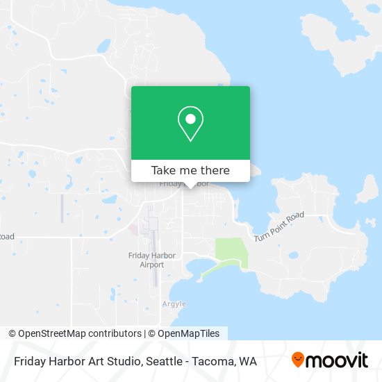 Friday Harbor Art Studio map