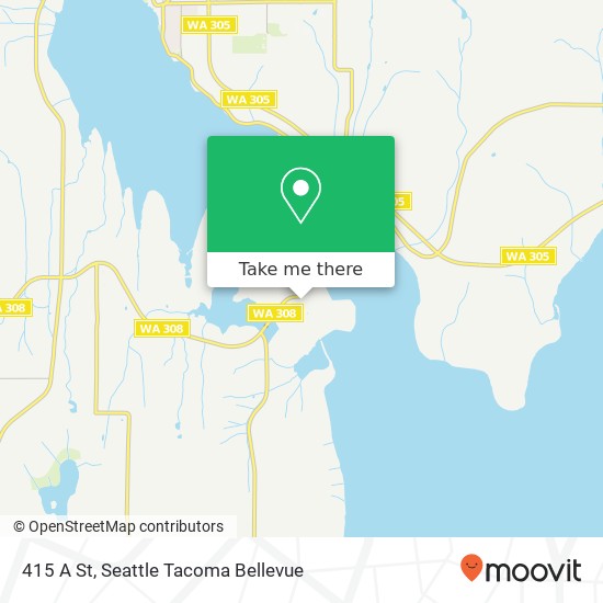 Mapa de 415 A St, Keyport, WA 98345