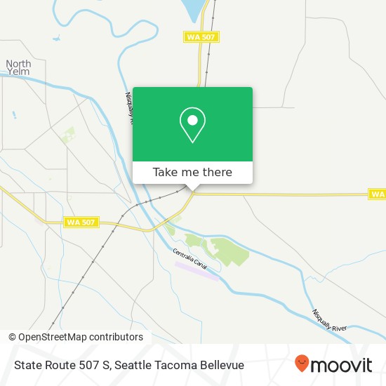 Mapa de State Route 507 S, Roy, WA 98580