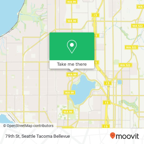 Mapa de 79th St, Seattle, WA 98103