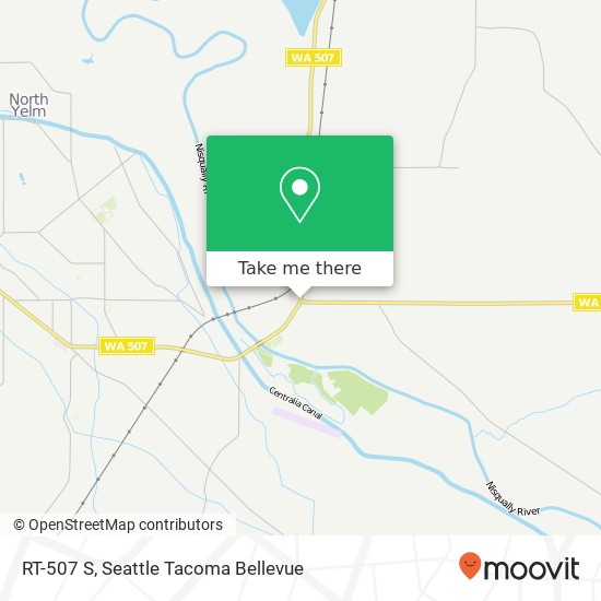 Mapa de RT-507 S, Roy, WA 98580