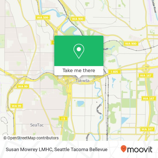 Susan Mowrey LMHC, 6000 Southcenter Blvd map