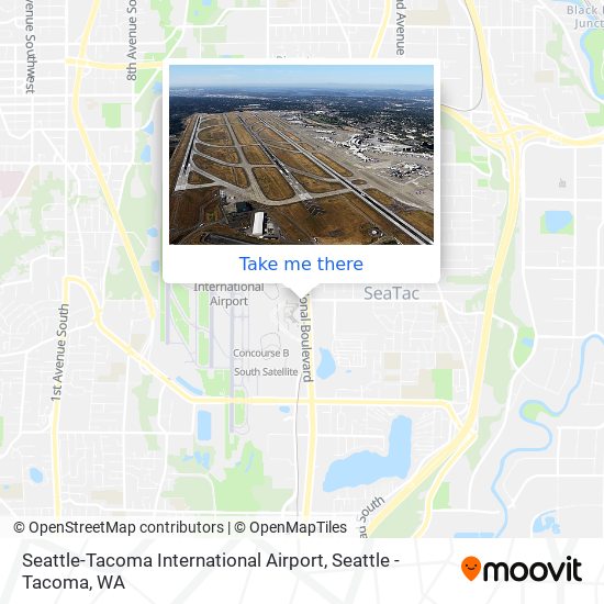 Seattle-Tacoma International Airport map