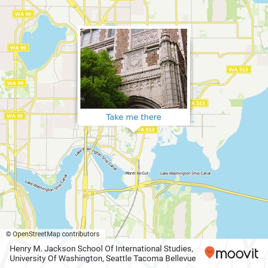 Mapa de Henry M. Jackson School Of International Studies, University Of Washington
