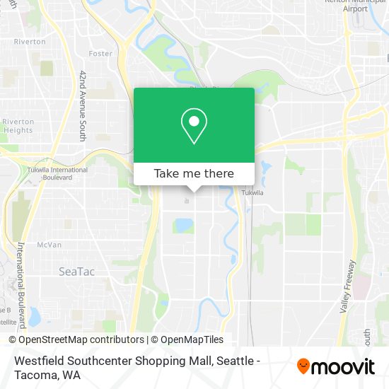 Westfield Southcenter Shopping Mall map