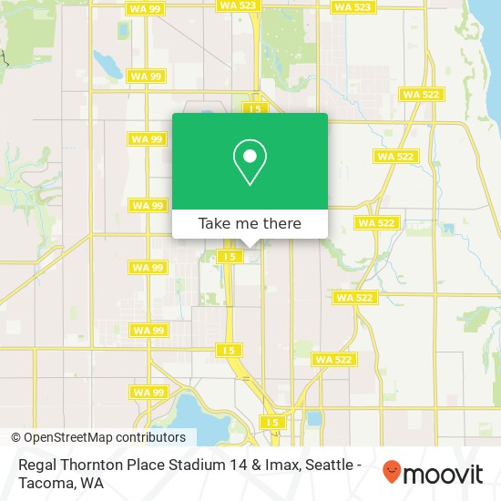 Mapa de Regal Thornton Place Stadium 14 & Imax
