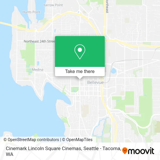 Cinemark Lincoln Square Cinemas map